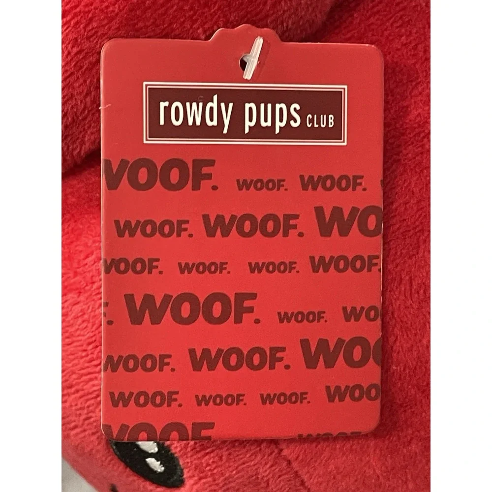 NEW Rowdy Pups Club Pet Toy - Squeak Toy - 27
